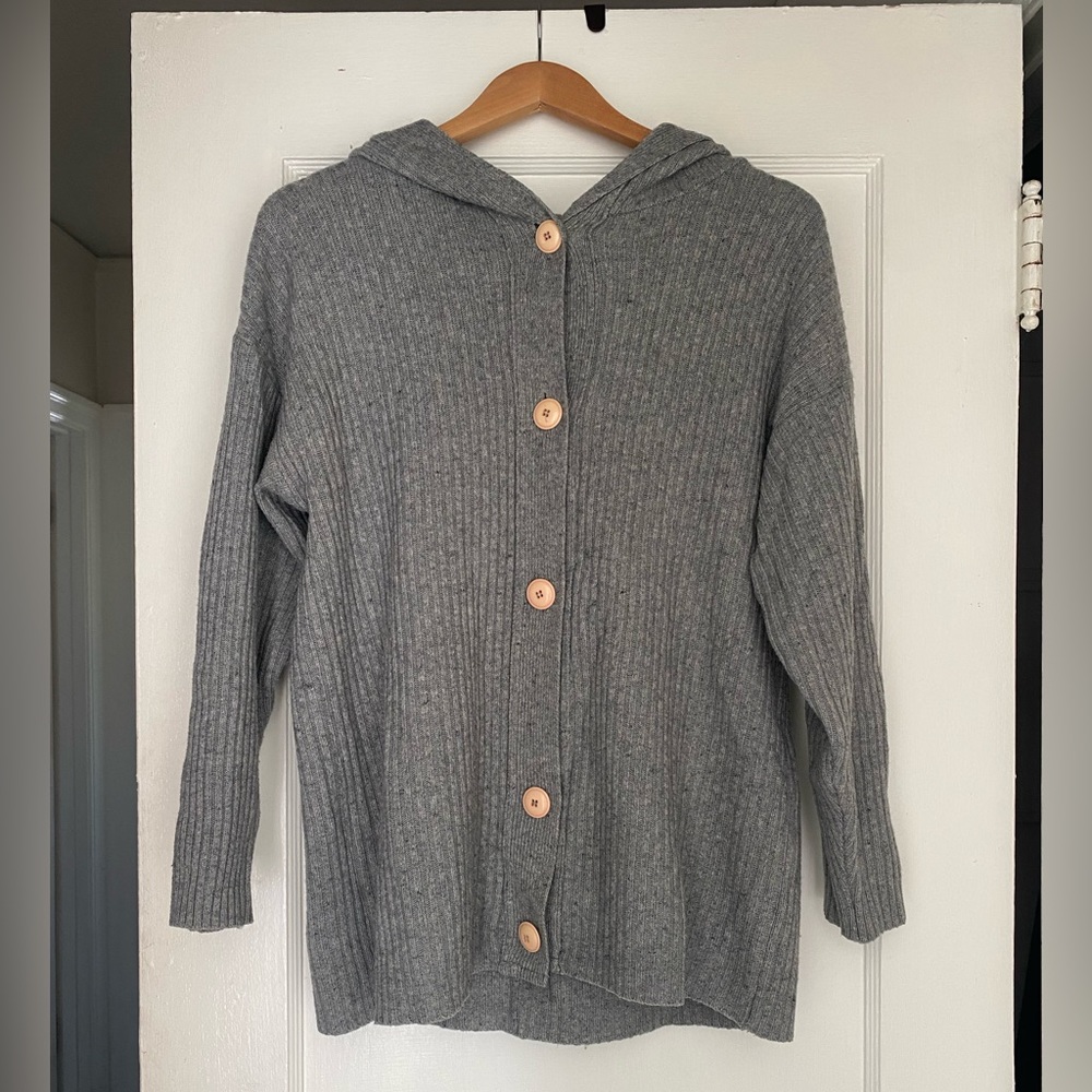 Vintage Wool Hooded Sweater